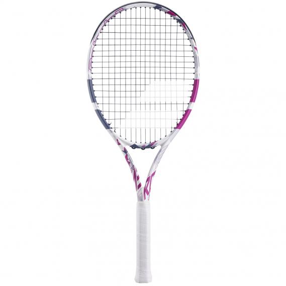 Tennisschläger Babolat Evo Aero Lite weiß-pink 2023