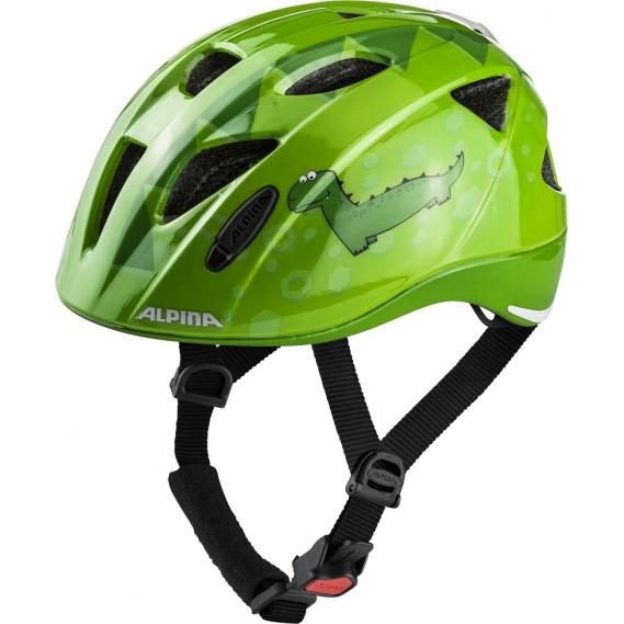 Jugend Fahrradhelm Alpina Ximo Flash green dino gloss | 45-49cm