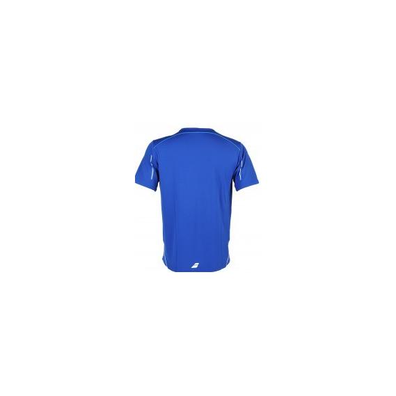 Jugend Tennis-T-Shirt Babolat Match Core Boy blau