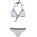 Damen Bikini Triangel Stuf Crochet Seam 1 B-Cup