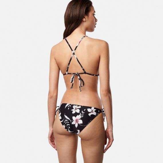 Damen Bikini O'Neill Triangle schwarz mit Blumen